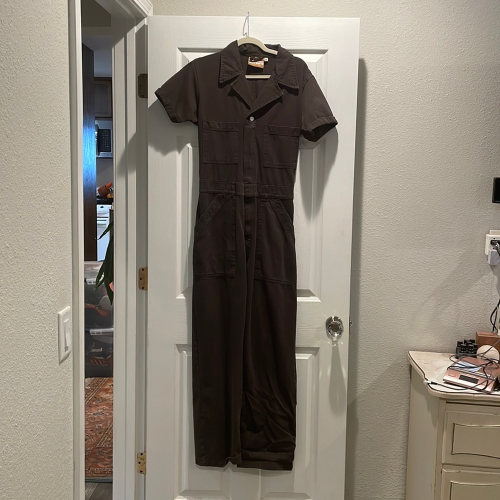 Big Bud Press Short Sleeve Jumpsuit - Espresso
